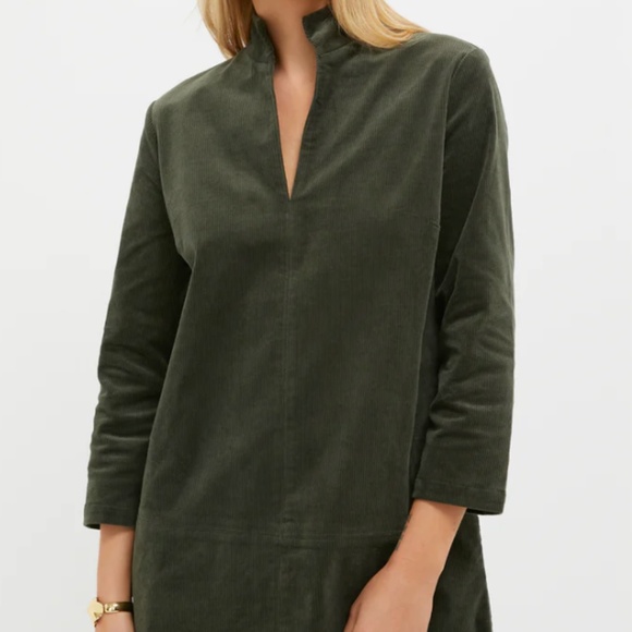 Tuckernuck Dresses & Skirts - Tuckernuck Olive Corduroy Clifton Dress